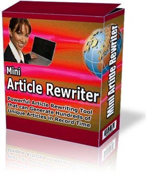 Mini article rewriter software