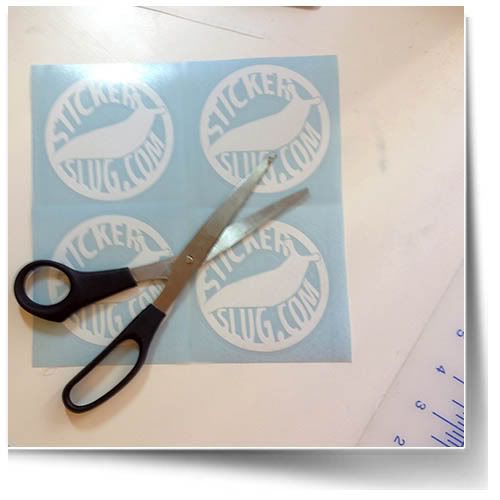 instructions cut decal stickers