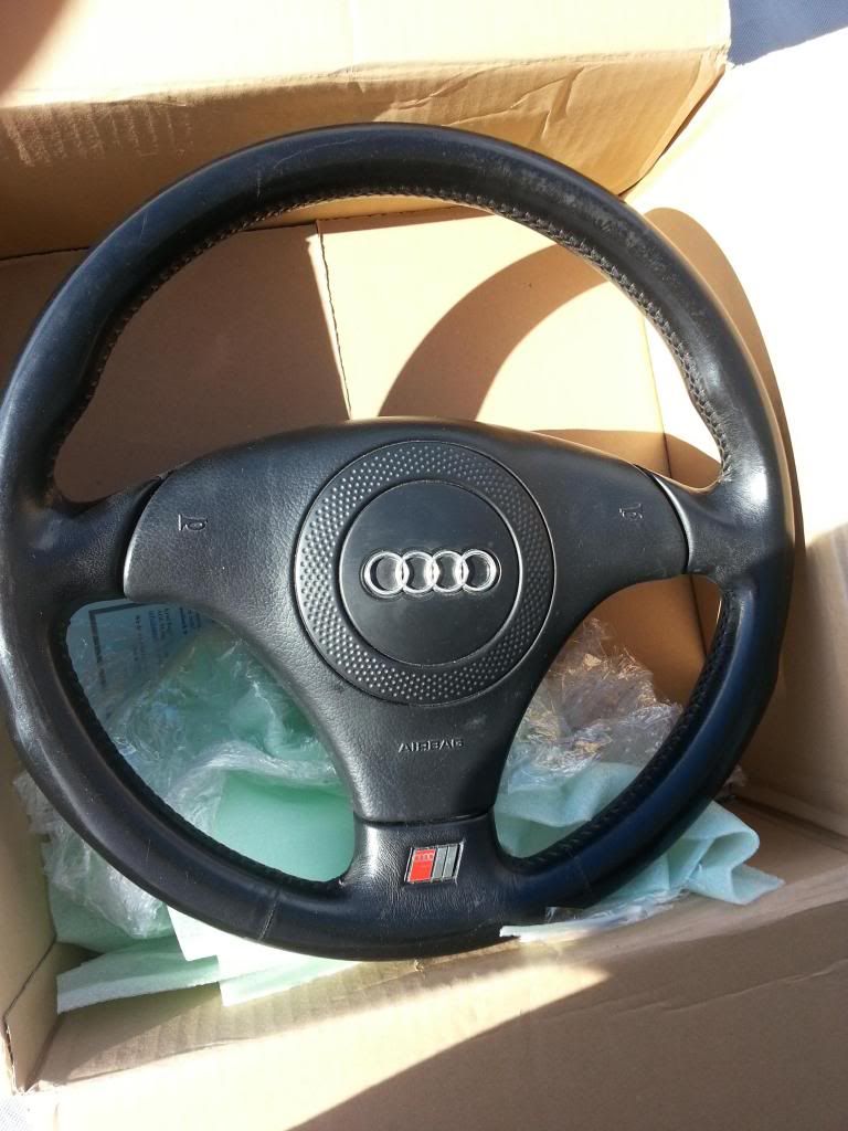fs Audi b5 s4 steering wheel with airbag. 100 obo VW Vortex Volkswagen Forum