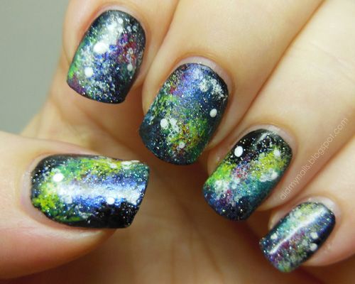 galaxy nails galaxy nails