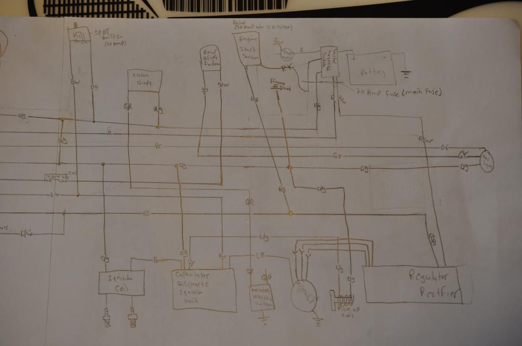 450 cleaned out / stripped wiring diagram - Page 4 - Honda Rebel Forum