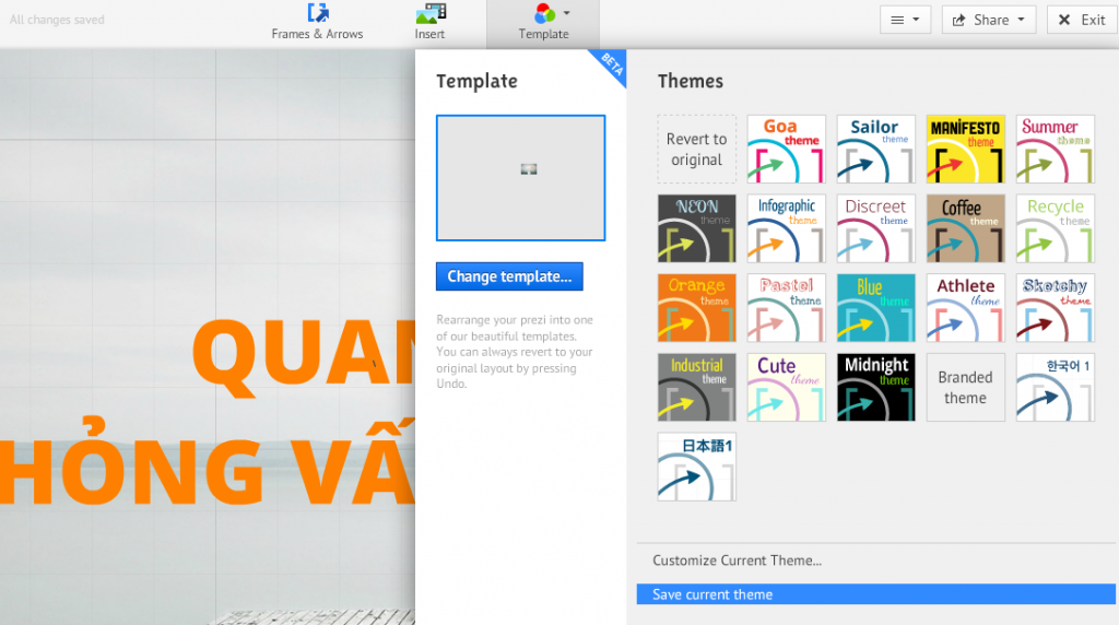 theme prezi