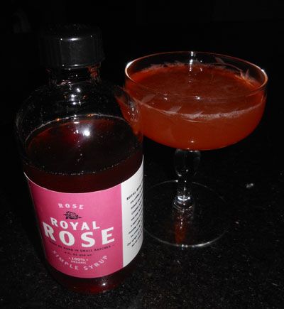 royal rose syrups cocktail recipe