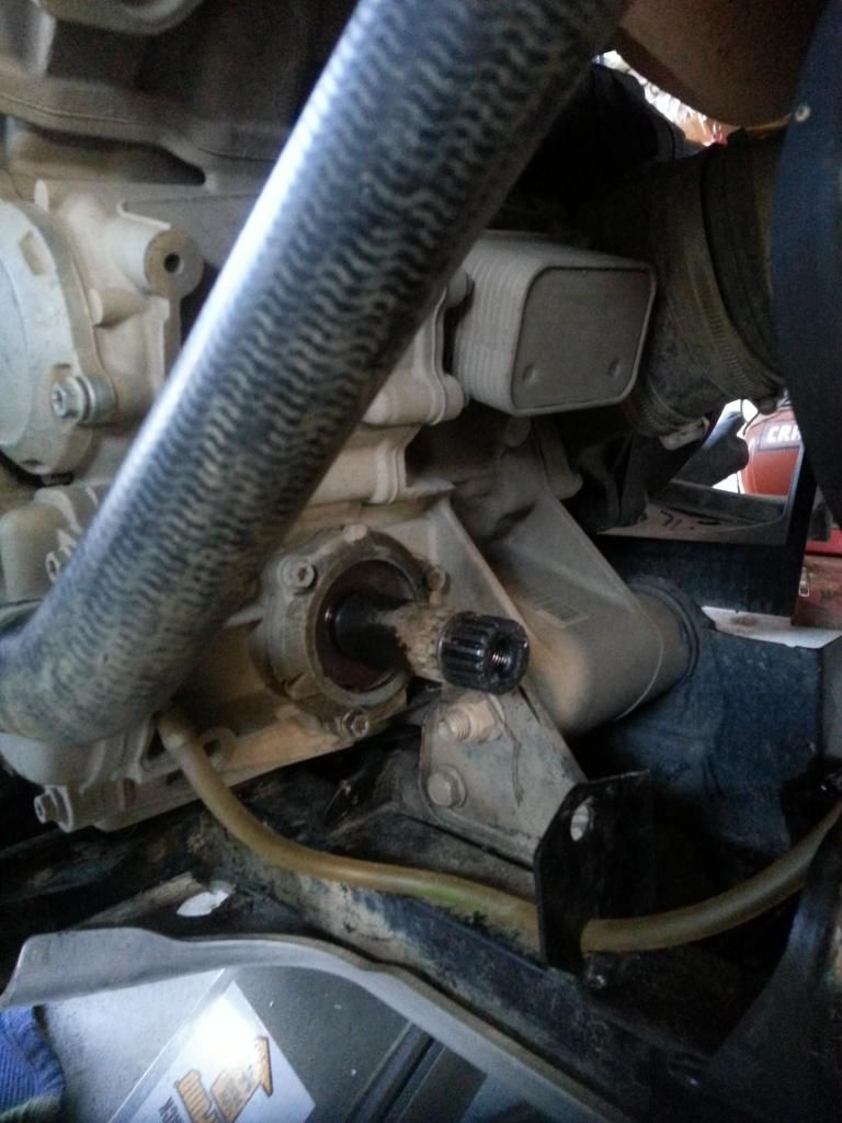 Renegade drive shaft Removal CanAm ATV Forum