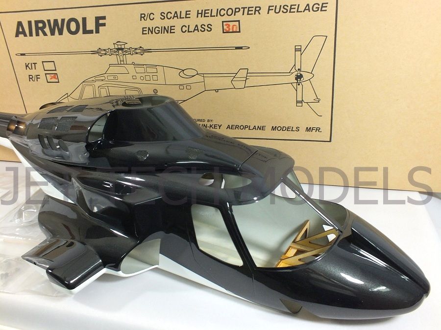 買い特価FUN-KEY 　AIRWOLF 50 スケールボディ パーツ