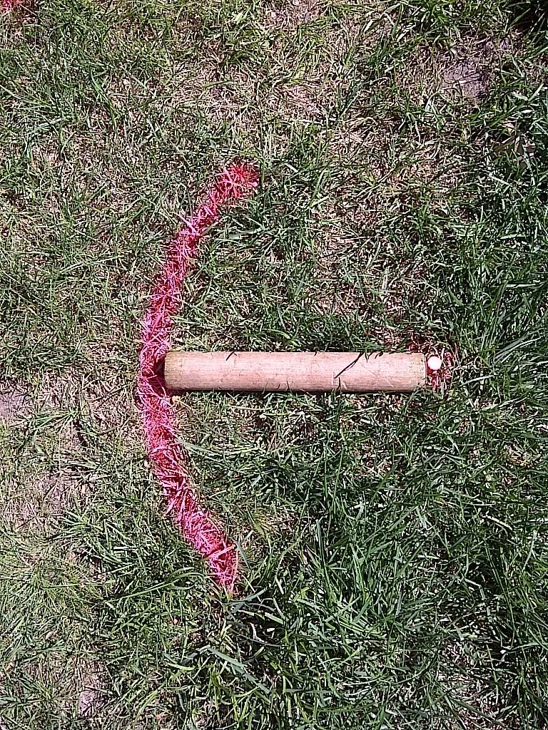 Corner Pin Punishment Kubb arcs