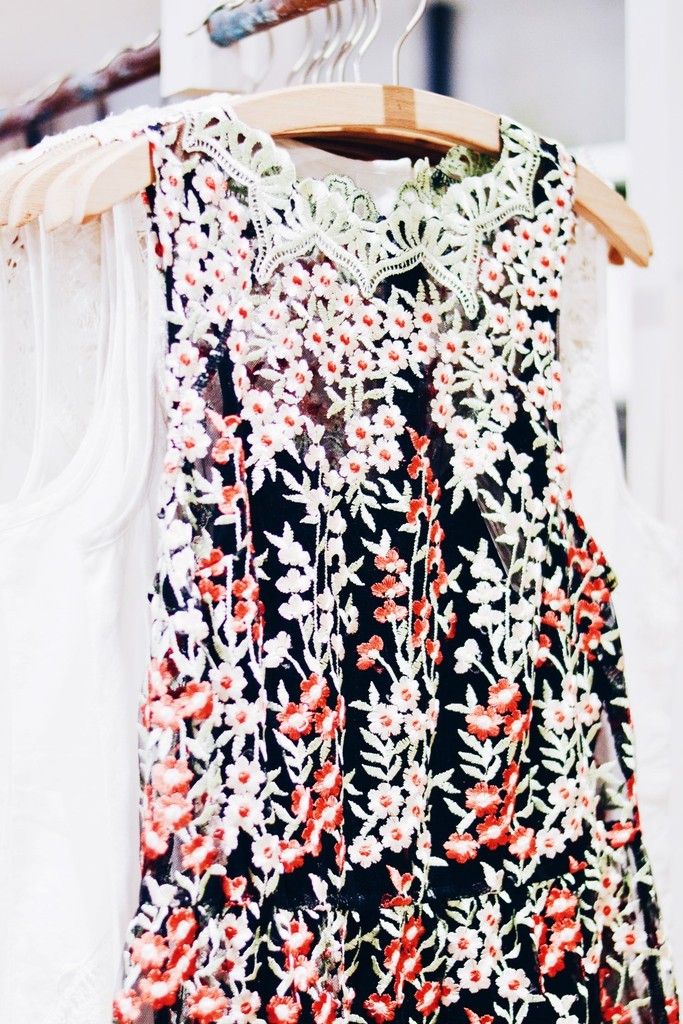 Anthropologie Embroidered Dress