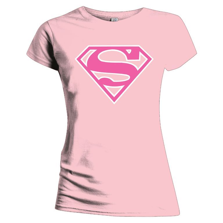 supergirl shirt pink