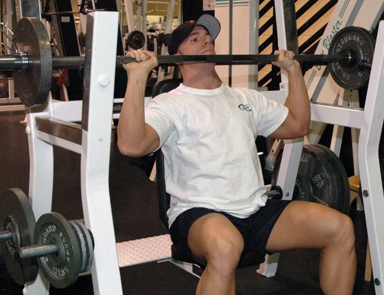 Military Press Shoulders Basic Exercises