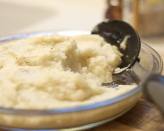Cauliflower and Goat’s Cheese Puree Cheese Puree