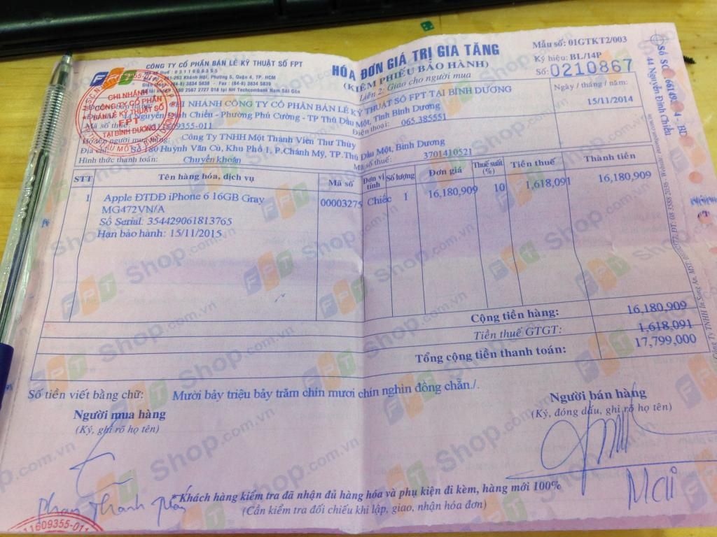 iPhone 6 16Gb Gray Hàng Chính Hãng FPT Đã Active Chưa Xài - 2