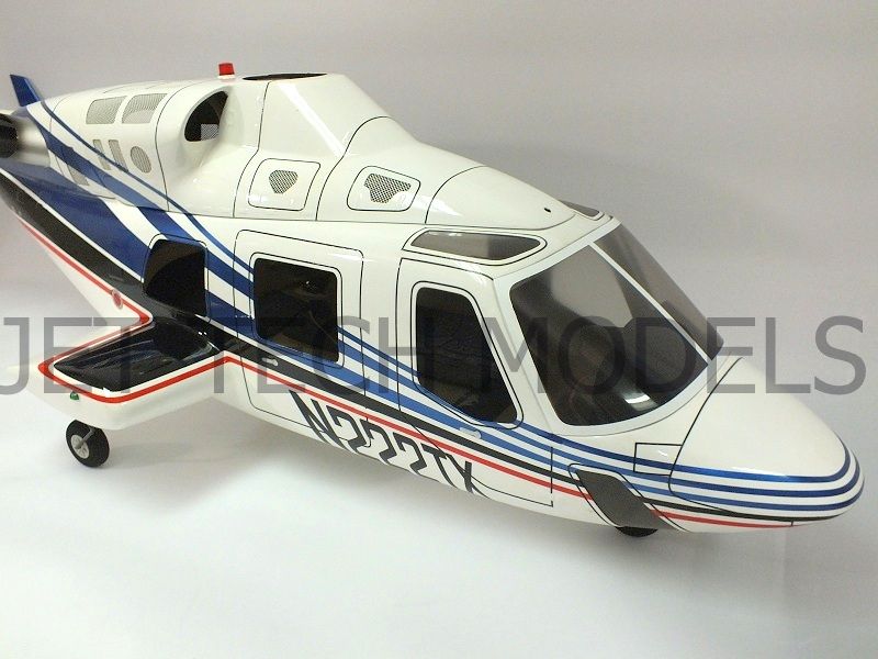T Rex 500 Copter X Scale Hull Bo 105 Police Blue - bell 206 roblox