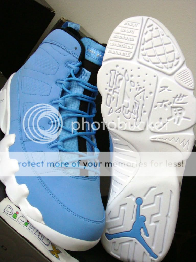 AIR JORDAN IX 9 Pantone RARE UNRELEASED SAMPLE PROMO SZ 10 DaveWhite 